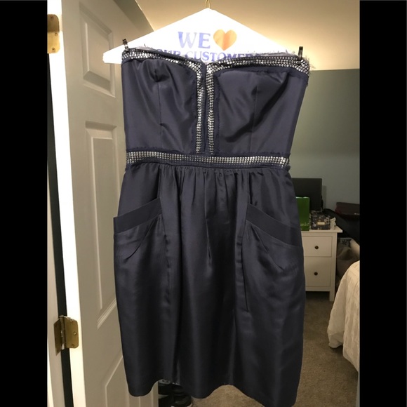 Rebecca Taylor Dresses & Skirts - Rebecca Taylor navy blue cocktail dress